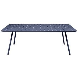 Fermob, Luxembourg rechteckiger Tisch / für 8 Personen - 207 x 100 cm - Fermob blau en metall, rechteckiger Tisch Luxembourg metall blau / für 8 Personen - 207 x 100 cm - Fermob blau en metall