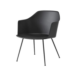 &tradition, Rely HW101 Sessel LOUNGE / Recycling-Kunststoff & Stahlbeine - &tradition schwarz en plastikmaterial, Sessel Rely HW101 plastikmaterial schwarz LOUNGE / Recycling-Kunststoff & Stahlbeine - &tradition schwarz en plastikmaterial
