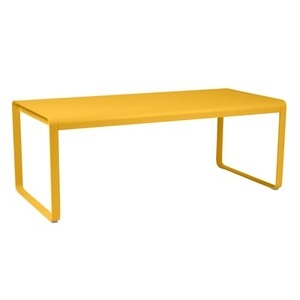 Fermob, rechteckiger Tisch Bellevie metall gelb / 196 x 90 cm - 8 bis 10 Personen / Metall - Fermob en, rechteckiger Tisch Bellevie metall gelb / 196 x 90 cm - 8 bis 10 Personen / Metall - Fermob en