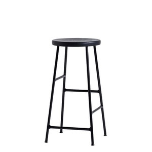 Hay, Cornet Barhocker / H 65 cm - Hay schwarz en metall/holz, Barhocker Cornet metall holz schwarz / H 65 cm - Hay schwarz en holz