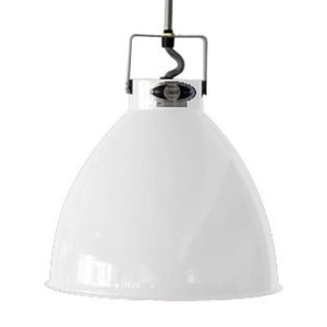Jieldé, Augustin Pendelleuchte Large / Ø 36 cm - Jieldé weiß en metall, Pendelleuchte Augustin metall weiß Large / Ø 36 cm - Jieldé weiß en metall