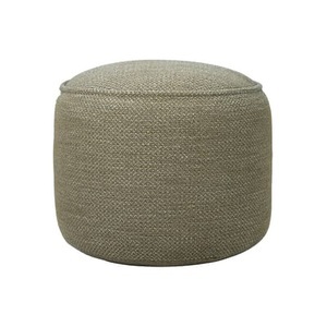 Ethnicraft, Donut Outdoor Sitzkissen / Ø 50 cm - Ethnicraft braun en textil, Outdoor-Hocker Donut Outdoor textil braun grau / Ø 50 cm - Ethnicraft grau en textil