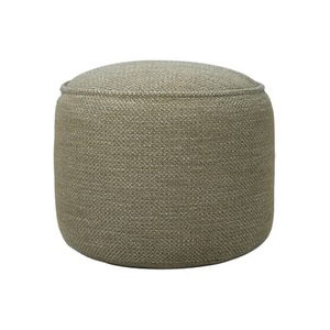 Ethnicraft, Donut Outdoor Sitzkissen / Ø 50 cm - Ethnicraft braun en textil, Outdoor-Hocker Donut Outdoor textil braun grau / Ø 50 cm - Ethnicraft grau en textil