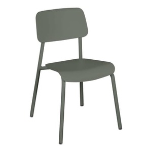Fermob, Studie Stapelbarer Stuhl / Aluminium - Fermob grün en metall, Stapelbarer Stuhl Studie metall grün / Aluminium - Fermob grün en metall