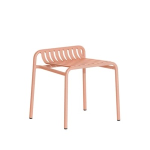 Petite Friture, Week-End Hocker / Aluminium - Petite Friture rosa en metall, Hocker Week-End metall rosa / Aluminium - Petite Friture rosa en metall