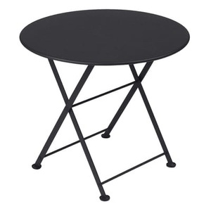 Fermob, Couchtisch Tom Pouce metall grau / Ø 55 cm - Fermob grau en metall, Couchtisch Tom Pouce metall grau / Ø 55 cm - Fermob grau en metall
