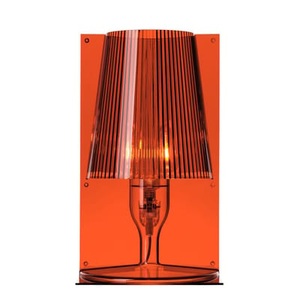 KARTELL, Take Tischleuchte - Kartell orange en plastikmaterial, Tischleuchte Take plastikmaterial orange / Polycarbonat 2.0 - Ferruccio Laviani, 2003 - Kartell orange en plastikmaterial