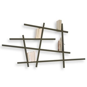 Compagnie, Mikado Small Bücherregal farbig - kleines Modell - Compagnie grau en holz, Bücherregal Mikado Small holz grau farbig - kleines Modell - Compagnie grau en holz