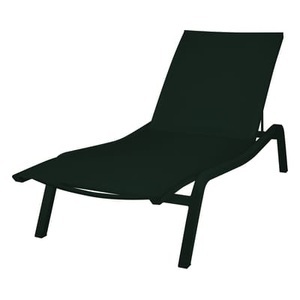 Fermob, Alizé XS Liege B 72 cm / 2 Positionen - Fermob schwarz en metall/textil, Alizé XS Liege B 72 cm / 2 Positionen - Fermob schwarz en metall