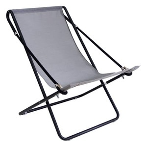 Emu, Vetta Liege / zusammenklappbar - 2 Positionen - Emu schwarz en textil, Klappbare, schrägstellbare Loungeliege Vetta metall schwarz / zusammenklappbar - 2 Positionen - Emu schwarz en metall