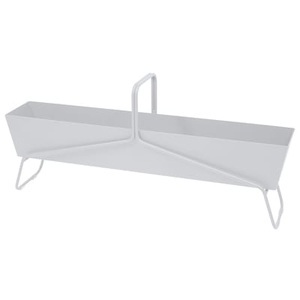 Fermob, Fermob Basket Blumenkasten lang baumwollweiß, Blumenkasten Basket metall weiß breit / L 119 x H 54 cm - Fermob weiß en metall