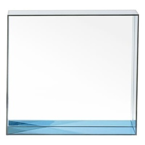 KARTELL, Kartell Only Me Spiegel, Wandspiegel Only me plastikmaterial blau / L 50 cm x H 50 cm - Kartell blau en plastikmaterial