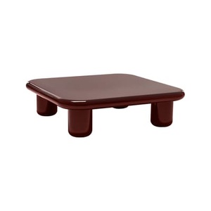 Mogg, Couchtisch Bilbao holz rot / 120 x 120 x H 31 cm - Mogg rot en holz, Couchtisch Bilbao holz rot / 120 x 120 x H 31 cm - Mogg rot en holz