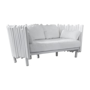 Serralunga, Canisse Sofa - Serralunga weiß en textil, Canisse Sofa - Serralunga weiß en textil