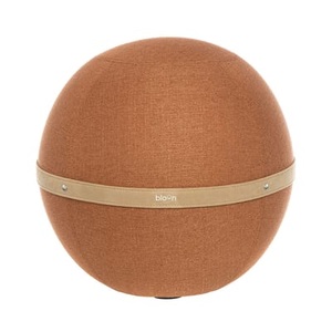 BLOON PARIS, Ballon Original XL Siège ergonomique / Ø 65 cm - BLOON PARIS rot en textil, Ergonomischer Sitz Ballon Original XL textil rot orange / Ø 65 cm - BLOON PARIS orange en textil