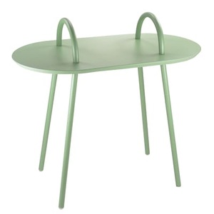 Bibelo, Beistelltisch Swim metall grün / für innen und außen - 71 x 37 cm - Bibelo grün en metall, Beistelltisch Swim metall grün / für innen und außen - 71 x 37 cm - Bibelo grün en metall