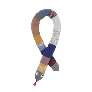 ferm LIVING Kuscheltier DUSTY RAINBOW MINI SNAKE (105cm) in bunt