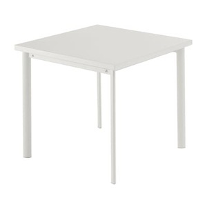 Emu, Star quadratischer Tisch / 70 x 70 cm - Emu weiß en metall, quadratischer Tisch Star metall weiß / 70 x 70 cm - Emu weiß en metall