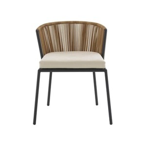 Cinna, Stuhl Lapel plastikmaterial beige / Kunstrattan - Sitzkissen - Cinna beige en plastikmaterial, Stuhl Lapel plastikmaterial beige / Kunstrattan - Sitzkissen - Cinna beige en plastikmaterial