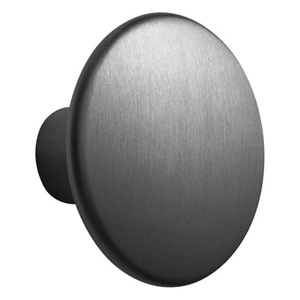 Muuto, The Dots Metal Wandhaken / Größe L - Ø 5 cm - Muuto schwarz en metall, Wandhaken The Dots Metal metall schwarz / Größe L - Ø 5 cm - Muuto schwarz en metall