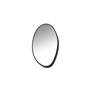 Serax, Serax-B Mirror Black, 29,5x16 cm, Wandspiegel B metall schwarz / 29,5 x 16 cm - Stahl - Serax schwarz en metall