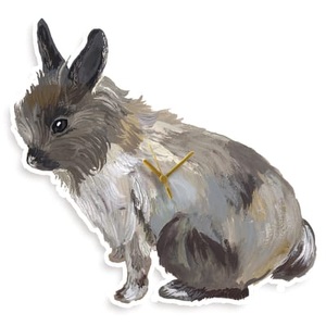 Domestic, Wanduhr Lapin plastikmaterial grau - Domestic grau en plastikmaterial, Wanduhr Lapin plastikmaterial grau - Domestic grau en plastikmaterial