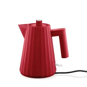 ALESSI, Plissé Wasserkocher / 1 L - Alessi rot en plastikmaterial, Wasserkocher Plissé plastikmaterial rot / 1 L - Alessi rot en plastikmaterial