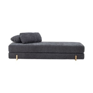 Bloomingville, Sofa Groove textil grau / Liegefläche für 2 Personen - 202 x 85 cm - Bloomingville grau en textil, Sofa Groove textil grau / Liegefläche für 2 Personen - 202 x 85 cm - Bloomingville grau en textil
