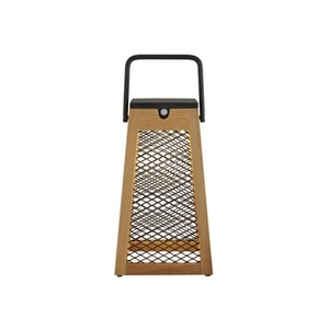 Cinna, Paseo Outdoor-Solarlampe / Holz & Metall - H 31 cm / Solar- oder Netzaufladung - Cinna schwarz en holz, Outdoor-Solarlampe Paseo schwarz holz natur / Holz & Metall - H 31 cm / Solar- oder Netzaufladung - Cinna holz natur en holz