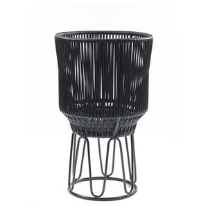 Ames, Circo 2 Übertopf / Ø 40 x H 68 cm - ames schwarz en plastikmaterial, Übertopf Circo 2 plastikmaterial schwarz / Ø 40 x H 68 cm - ames schwarz en plastikmaterial