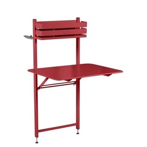 Fermob, Balcon Bistro Klapptisch / Klappbar - 77 x 64 cm - Fermob rot en metall, Klapptisch Balcon Bistro metall rot / Klappbar - 77 x 64 cm - Fermob rot en metall