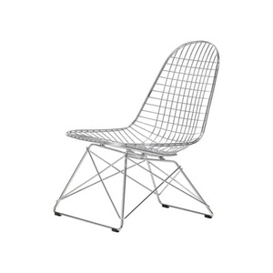 Vitra, Wire Chair LKR Lounge-Sessel / Charles & Ray Eames, 1951 - Vitra silber en metall, Lounge-Sessel Wire Chair LKR silber metall / Charles & Ray Eames, 1951 - Vitra metall en metall
