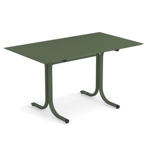 Emu, System rechteckiger Tisch / 80 x 140 cm - Emu grün en metall, rechteckiger Tisch System metall grün / 80 x 140 cm - Emu grün en metall