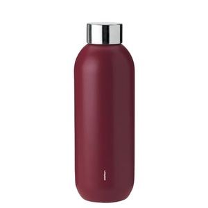 STELTON, Thermosflasche Keep Cool metall rot / 0,6L - Stahl - Stelton rot en metall, Thermosflasche Keep Cool metall rot / 0,6L - Stahl - Stelton rot en metall