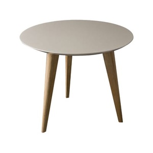 Sentou Edition, Couchtisch Lalinde Small grau holz natur Ø 45cm / Tischbeine aus Holz - Sentou Edition grau en holz, Couchtisch Lalinde Small grau holz natur Ø 45cm / Tischbeine aus Holz - Sentou Edition holz natur en holz