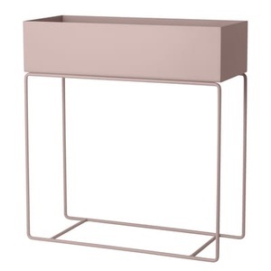 ferm living, Ferm Living-Plant Box, Rose, Plant Box Pflanzengefäß mit Gestell / L 60 cm x H 65 cm - Ferm Living rosa en metall