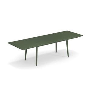 Emu, Plus4 Ausziehtisch / Stahl - 160 bis 270 cm - Emu grün en metall, Ausziehtisch Plus4 metall grün / Stahl - 160 bis 270 cm - Emu grün en metall