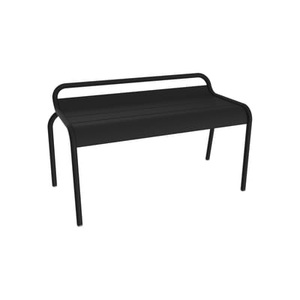 Fermob, Stapelbare Bank Luxembourg metall schwarz / Kompakt - 2-Sitzer / L 90 cm - Fermob schwarz en metall, Stapelbare Bank Luxembourg metall schwarz / Kompakt - 2-Sitzer / L 90 cm - Fermob schwarz en metall