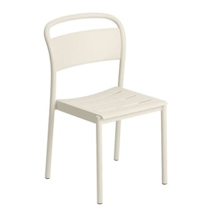Muuto, Linear Stapelbarer Stuhl / Stahl - Muuto weiß en metall, Stapelbarer Stuhl Linear metall weiß / Stahl - Muuto weiß en metall
