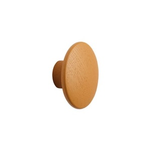 Muuto, The Dots Wood Wandhaken / XSmall - Ø 6,5 cm - Muuto orange en holz, Wandhaken The Dots Wood holz orange braun / XSmall - Ø 6,5 cm - Muuto braun en holz