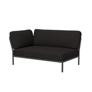 Houe, Level Sofa / Eckmodul links - L 139 x T 92,5 cm - Houe schwarz en textil, Modulares Gartensofa Level textil schwarz / Eckmodul links - L 139 x T 92,5 cm - Houe schwarz en textil