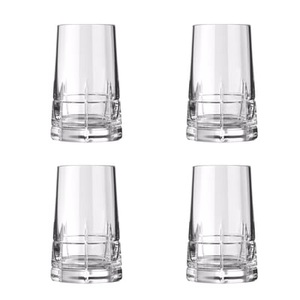 Christofle, Likörglas Graphik glas transparent / 4-teiliges Set - Mundgeblasenes Christallglas - Christofle transparent en glas, Likörglas Graphik glas transparent / 4-teiliges Set - Mundgeblasenes Christallglas - Christofle transparent en glas