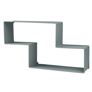 GUBI, Gubi-Matégot Dedal Regal, Rainy Grey, Regal Dédal metall grau / Matégot - L 90 cm - Neuauflage des Originals von 1950 - Gubi grau en metall