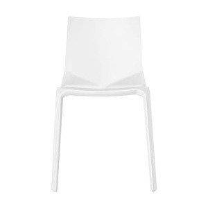 Kristalia, Plana Stapelbarer Stuhl - Kristalia weiß en plastikmaterial, Stapelbarer Stuhl Plana plastikmaterial weiß - Kristalia weiß en plastikmaterial