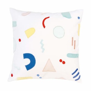 & klevering, Painted graphic Kissen / 40 x 40 cm - & klevering bunt en textil, Kissen Painted graphic textil bunt / 40 x 40 cm - & klevering bunt en textil