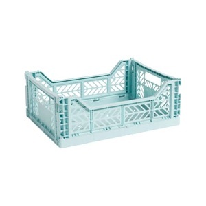 Hay, Colour Crate Korb Medium / 40 x 30 cm - Hay blau en plastikmaterial, Korb Colour Crate plastikmaterial blau Medium / 40 x 30 cm - Hay blau en plastikmaterial