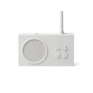 Lexon, Tykho 3 Tragbares Radio / Bluetooth-Lautsprecher - Lexon weiß/beige en plastikmaterial, Tragbares Radio Tykho 3 plastikmaterial weiß beige / Bluetooth-Lautsprecher - Lexon beige en plastikmaterial