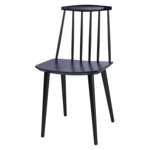 Hay, J77 Stuhl - Hay schwarz en holz, Stuhl J77 holz schwarz / Neuauflage 60er Jahre - Hay schwarz en holz