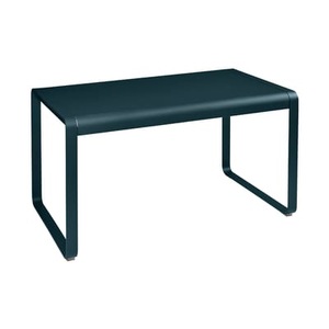 Fermob, Bellevie rechteckiger Tisch / 140 x 80 cm - Metall - Fermob blau en metall, rechteckiger Tisch Bellevie metall blau / 140 x 80 cm - Metall - Fermob blau en metall