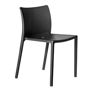 Magis, Air-chair Stapelbarer Stuhl - Magis schwarz en plastikmaterial, Stapelbarer Stuhl Air-chair plastikmaterial schwarz - Magis en